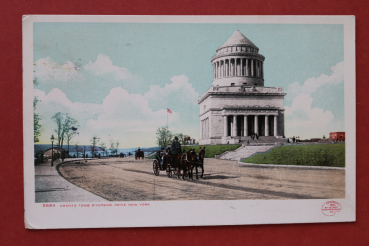 Postcard PC New York 1907 General Grants Tomb Riverside Drive architecture USA US United States